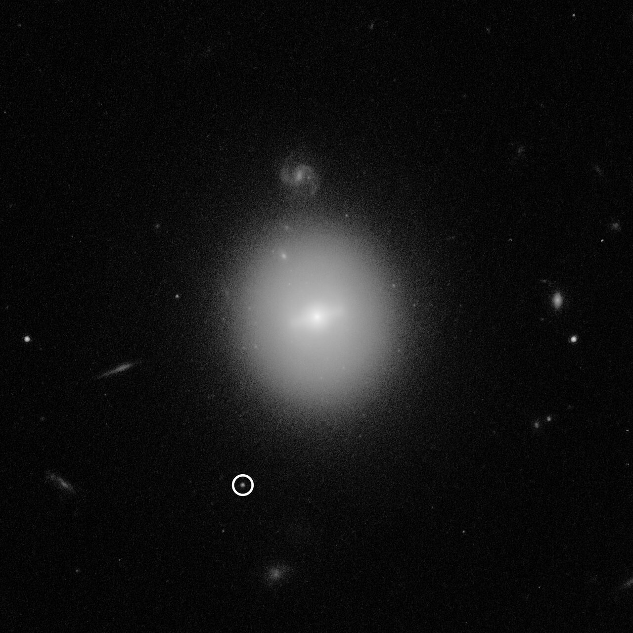 Hubble image for the identified IMBH